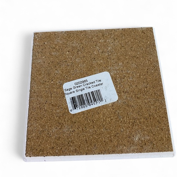 Sage Green Mosaic Pattern Coasters - Picture 2 of 2